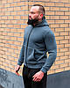 Стильный мужской спортивный костюм зимний костюм оверсайз карго штаны зип кофта на молнии костюм для мужчин, фото 7