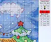 Набір для вишивання за нанесеною на канву схемою "Christmas House".AIDA 14CT printed, 36*28 см, фото 7