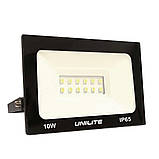 UNILITE 10W 6500K 220 V 800 lm світлодіодний LED прожектор VARGO (117913), фото 2