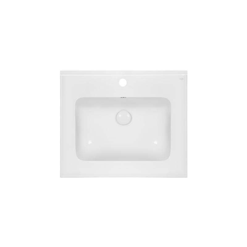 Раковина Qtap Albatross E49 600х490х200 White з донним клапаном QT01119060E49W