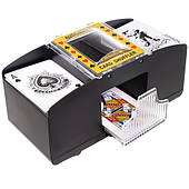 Шафл машинка автоматична для тасування та перемішування карток Leo 20,5 x 10 x 8,5 см