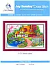 Набір для вишивання за нанесеною на канву схемою "Dream Cabin". AIDA 14CT printed 63*47 см, фото 3