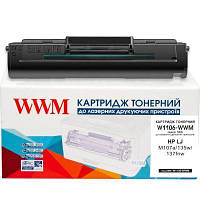 Картридж WWM для HP LJ M107a/135w/137fnw 106A Black (W1106-WWM) DL