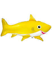 Воздушный шар "Акула", 75х105 см., Испания., цвет - жёлтый
