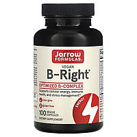 Комплекс витаминов группы B Jarrow Formulas B-Right 100 растительных капсул