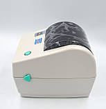 Принтер етикеток, термопринтер штрих кодів, QR кодів Xprinter XP-480B USB 110mm білий (XP-480B-W), фото 3