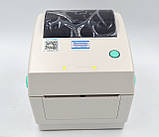 Принтер етикеток, термопринтер штрих кодів, QR кодів Xprinter XP-480B USB 110mm білий (XP-480B-W), фото 2