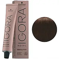 4-60 Среднекоричневый шоколадный натуральный Igora Royal Schwarzkopf Professional 60 мл