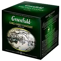 Чай Greenfield черный с бергамотом Earl Grey Fantasy 120 пакетиков картон