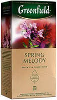 Чай Greenfield Spring Melody чорний з чебрецем у пакетиках 25 шт х 1,5 г