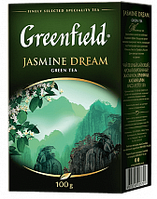 Чай Гринфилд зеленый с жасмином Jasmine Dream 100г листовой