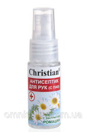 Антисептик для рук Christian с экстрактом ромашки 20 мл (CA-20 21 C) OE, код: 1600198 - фото 1 - id-p1988284448