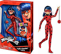 Кукла Леди Баг со звуковыми и световыми эффектами Miraculous Talk and Sparkle Ladybug Deluxe 50251 оригинал