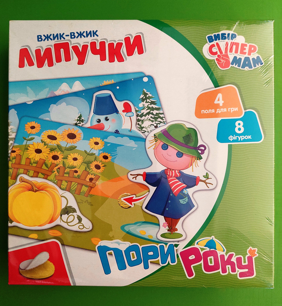 Игра ВладиТойс Вжик вжик Липучки (VT1302-23) Пори року