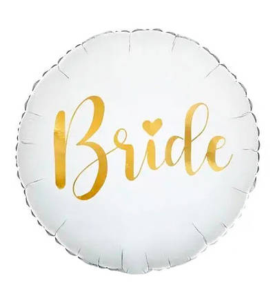Повітряна куля "Bride", розмір - 45 см. Польща, фото 1