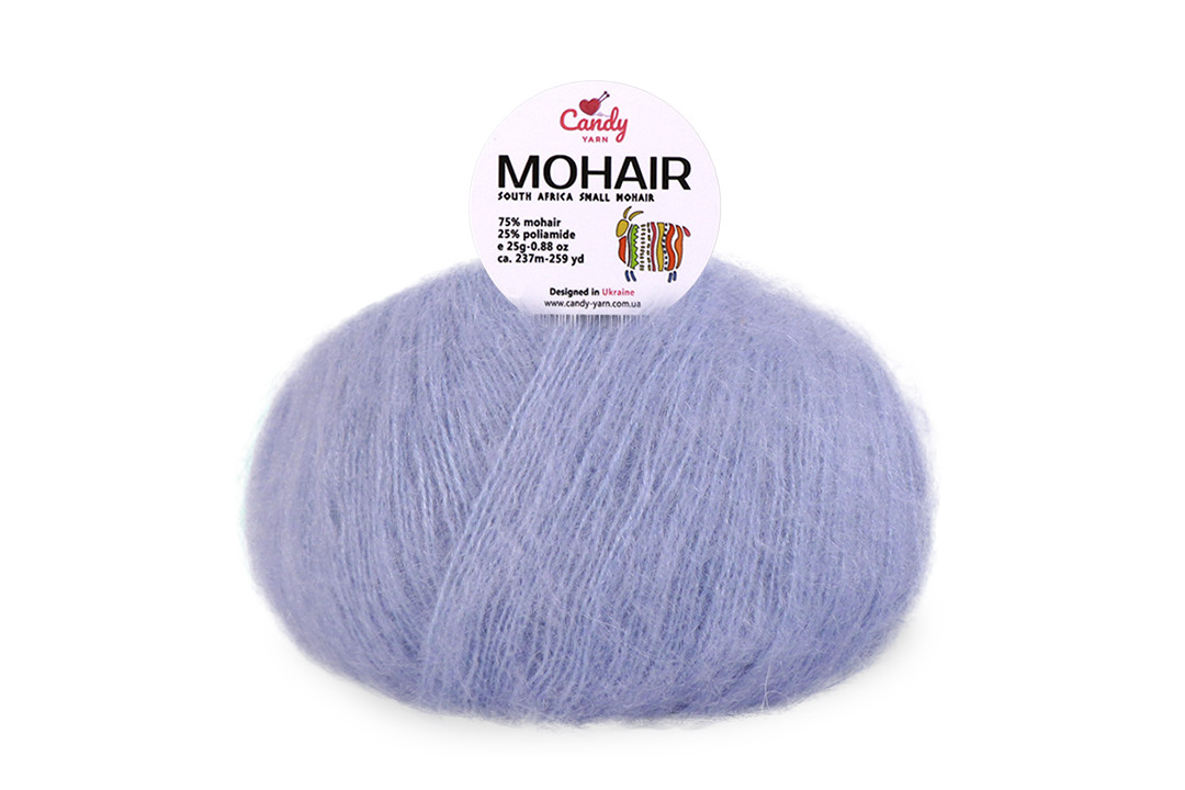 CandyYarn Mohair 75, Світлий джинс No26 купити інтернетмагазин