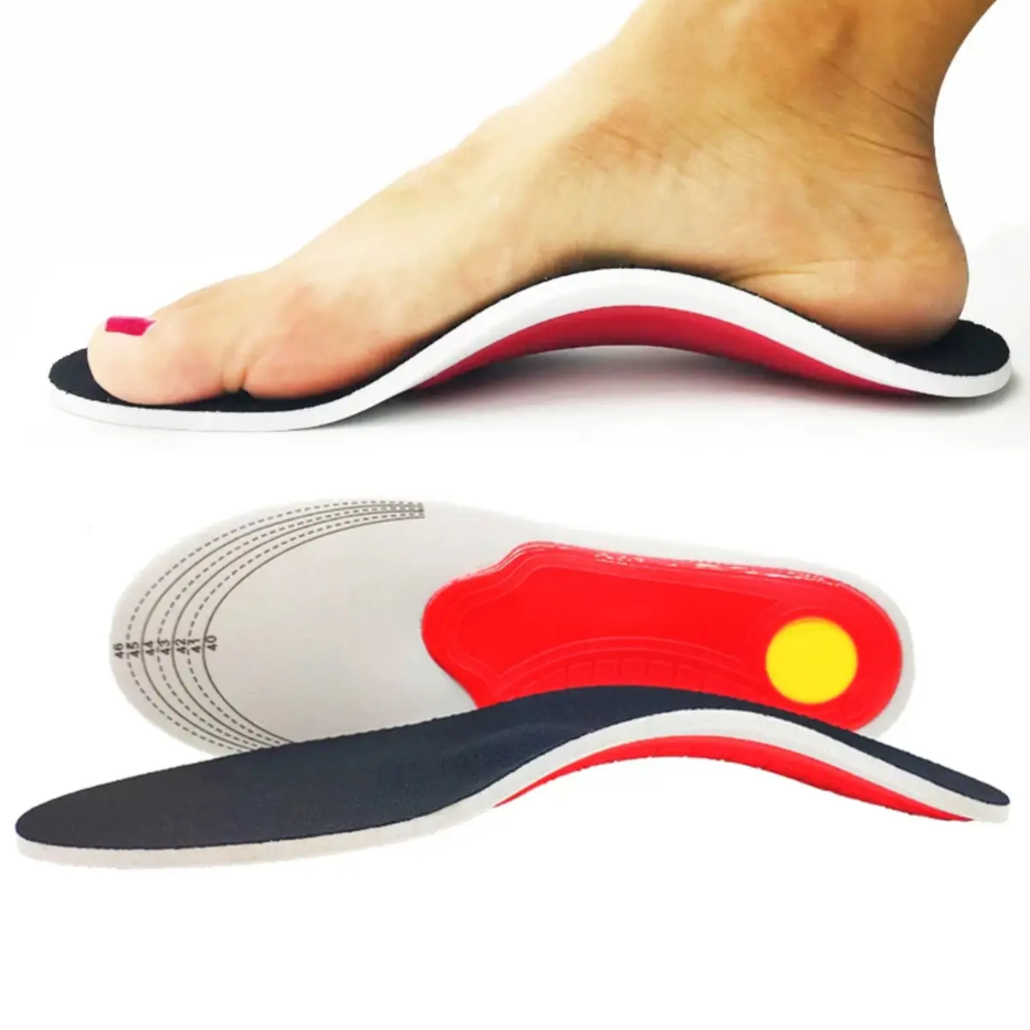 Обрізні ортопедичні устілки при плоскостопості з супінатором підходить для занять спортом розмір 40-46 2855, фото 1