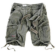 Мужские шорты Surplus Airborne Vintage Shorts Olive оливковые хлопковые повседневные шорты карго сурплюс