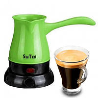Кофеварка турка электрическая SuTai. WU-545 Цвет: зеленый