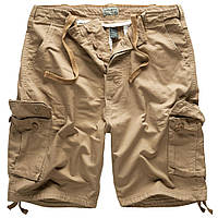 Мужские шорты Surplus Vintage Shorts Beige бежевые хлопковые повседневные шорты карго сурплюс