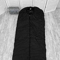 Армейский спальный мешок Logos кокон, спальник зимний до -20°С черный, Спальные мешки утепленные