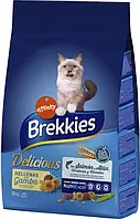 Сухий корм Brekkies (Бреккіс) Cat Delice Fish для дорослих котів з рибою, 3 кг