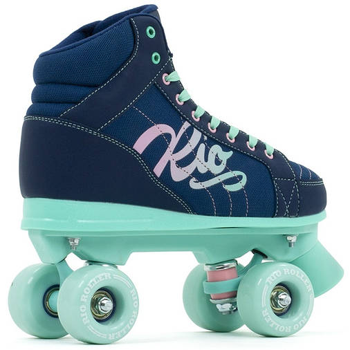 Дитячі роликові ковзани Rio Roller Lumina 38 navy-green, фото 4