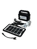 Багатофункціональна система автономного освітлення та зарядки GDPlus GD-8080, 4000 мА/год із сонячною панеллю, фото 2