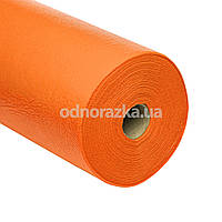 Одноразове простирадло в рулоні, спанбонд, 0.6х500м (19г/м2), помаранчеве