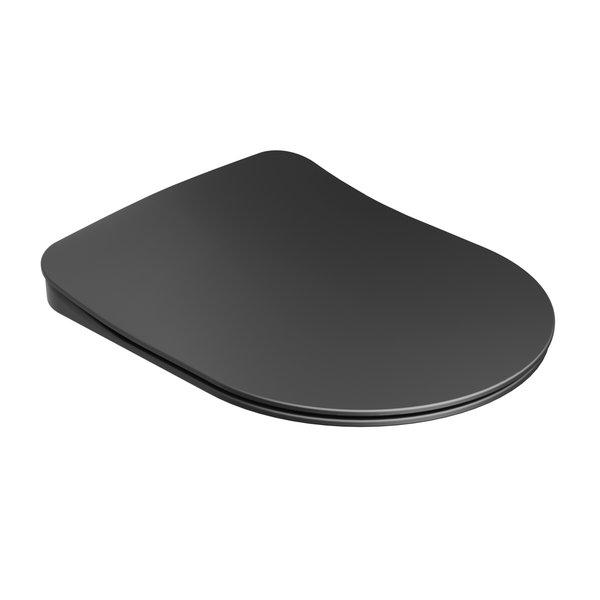 Кришка для унітаза Ravak Uni Chrome Flat X01795 чорна