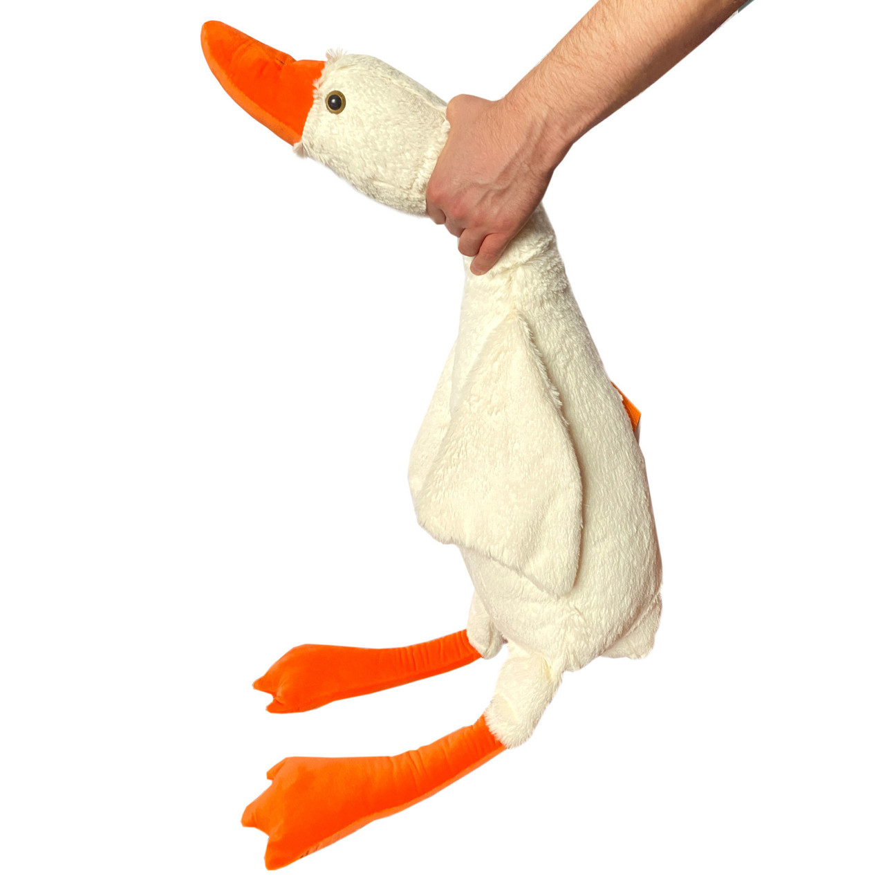 М`яка іграшка Гусак, Гуска, Гусь білий, плюш, 121 см, Копиця, Україна (00276-99), фото 1