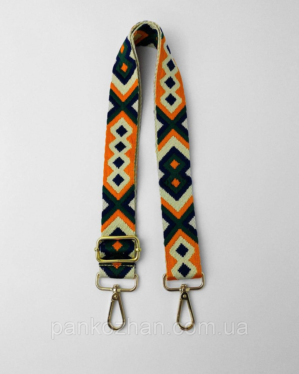 Плечовий ремінь сумки з карабінами, КОЛЬОРОВИЙ, фото 1