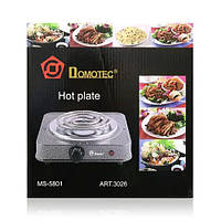 Электроплита кухонна Domotec MS-5801 | Плита бытовая | Электроплита на IF-966 1 конфорку