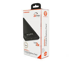 Портативний Power Bank Hypergear 16000 mAh зовнішній акумулятор швидка зарядка повербанк для смартфона Чорний, фото 5