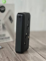 Портативний Power Bank Power Way TX-23 20000 mAh зовнішній акумулятор повербанк для смартфона Чорний, фото 4
