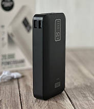 Портативний Power Bank Power Way TX-23 20000 mAh зовнішній акумулятор повербанк для смартфона Чорний, фото 5