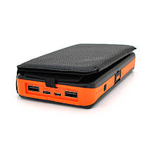 Портативний Power Bank Solar RH-20000N6W 20000 mAh повербанк для смартфона з сонячною батареєю і ліхтариком, фото 4