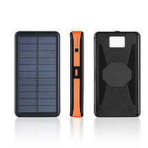 Портативний Power Bank Solar RH-20000N6W 20000 mAh повербанк для смартфона з сонячною батареєю і ліхтариком, фото 5