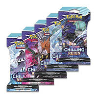 Бустеры Pokémon TCG: Sword & Shield-Chilling Reign Sleeved Booster Pack (10 карт)