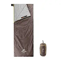 Спальний мішок Naturehike Lightweight Summer LW180 NH21MSD09 Brown p-p M