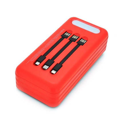 Портативний Power Bank Solar KKD-8W 80000 mAh повербанк для смартфона з сонячною батареєю і ліхтариком, фото 3