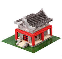 Керамический конструктор из мини кирпичиков Китайский домик