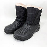 Сапоги резиновые зимний утеплитель Размер 45 (29см) | Ботинки рабочие | Зимние мужские ботинки NZ-843 на меху