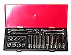 Набір інструменту ключі TORX E6-E24, головки 1/2" E10-E24 24ед, фото 3