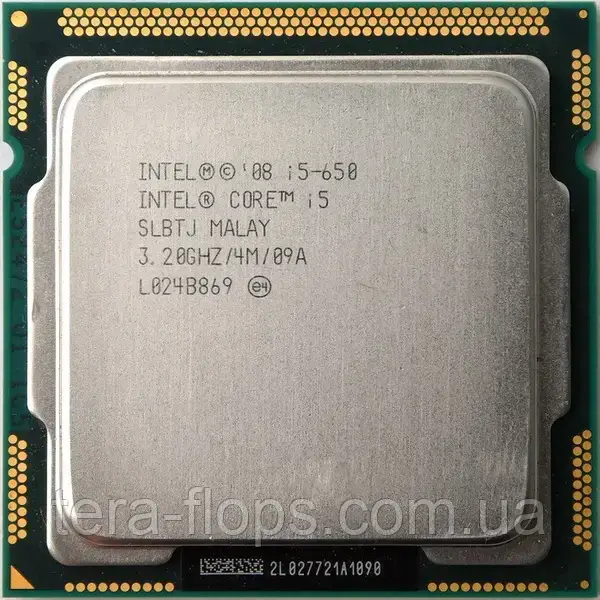 Процесор Intel Core i5 650 LGA 1156 (CM80616003174AH) Б/В (TF)