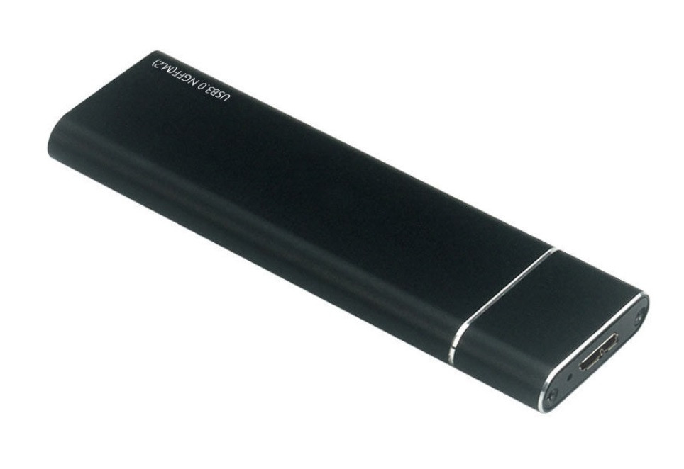 Зовнішня кишеня до M.2 на USB 3.0 Micro BM (F) Gen2, 5 Gb/s, 2TB, B key NGFF Black
