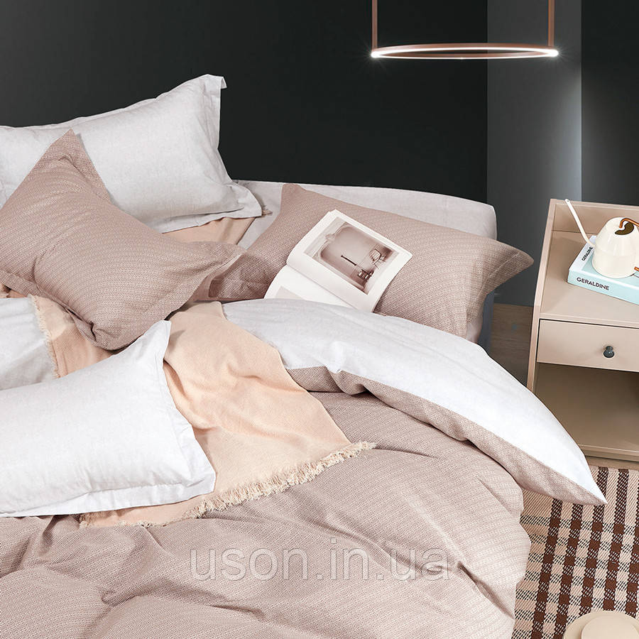 Комплект постільної білизни Vip сатин лайт Тм Love You сімейний розмір TLG 2309, фото 1