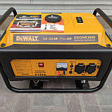 Багатофункціональний генератор на 2 розетки DeWalt DXGNR3000 3.5кВт мідна обмотка ручний стартер, фото 7