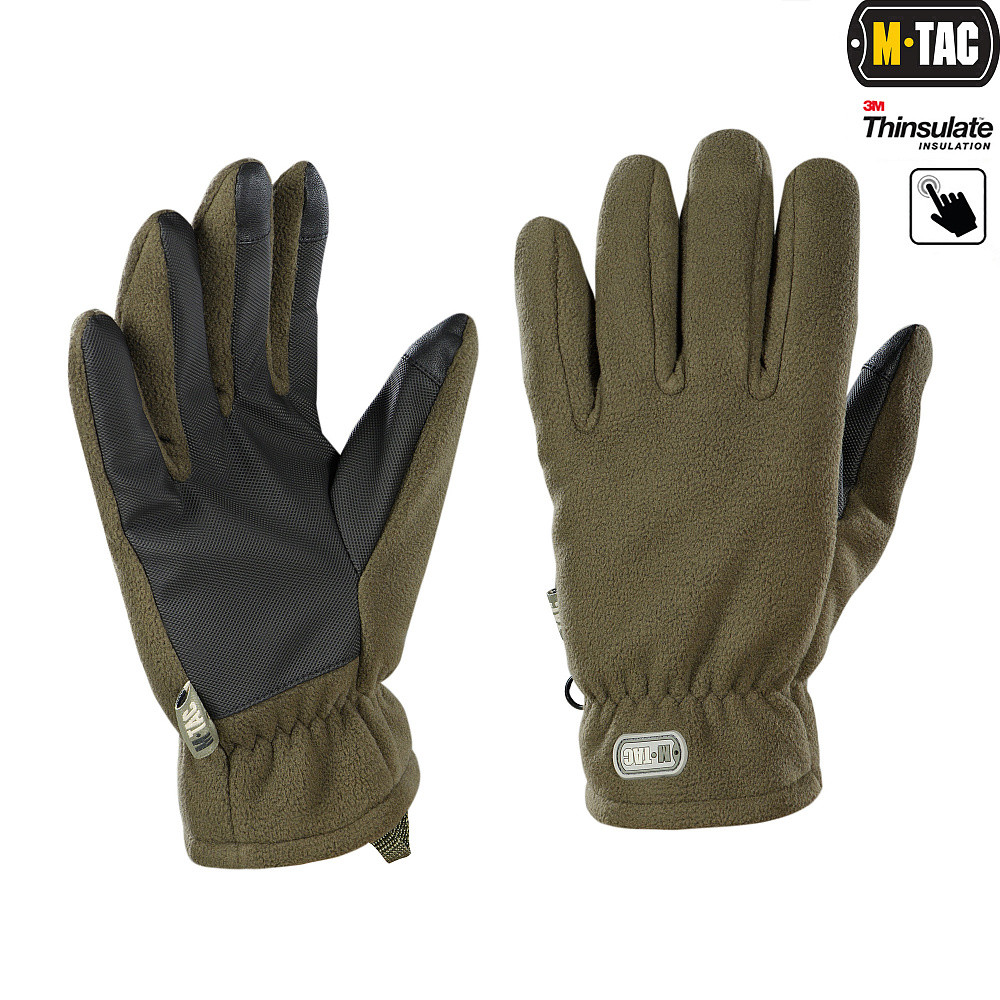 M-Tac рукавички військові Fleece Thinsulate Olive