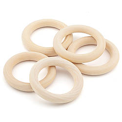 Дерев'яна основа круг-кільце 50 мм 6 шт.